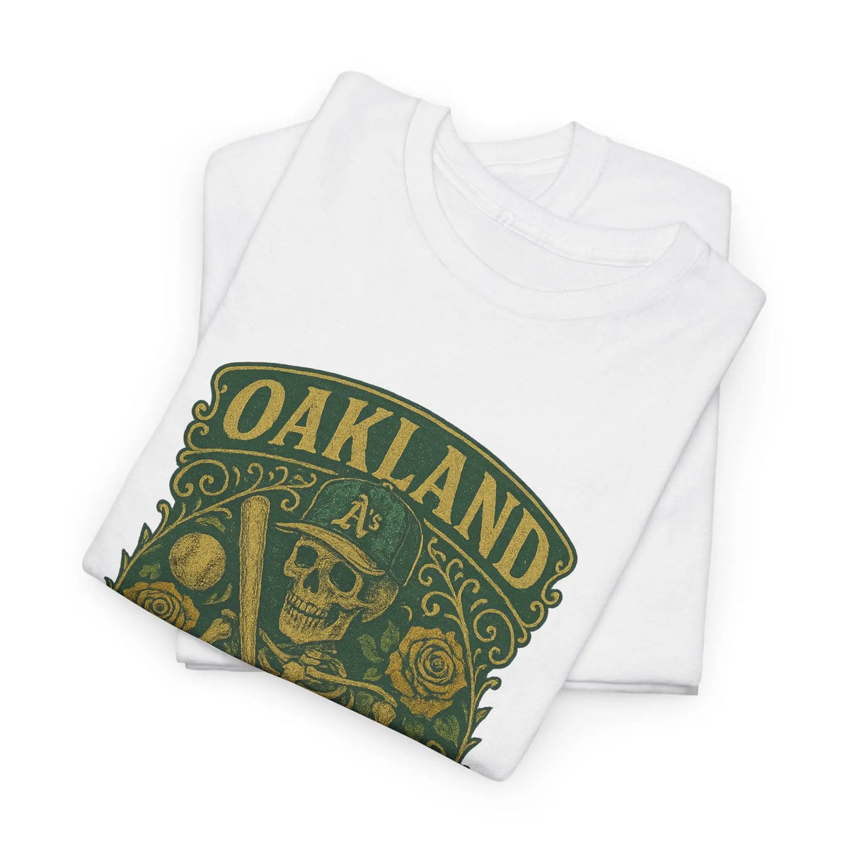 Oakland Baseball Edition Retro Poster Art T-shirt The Ballpark Collection