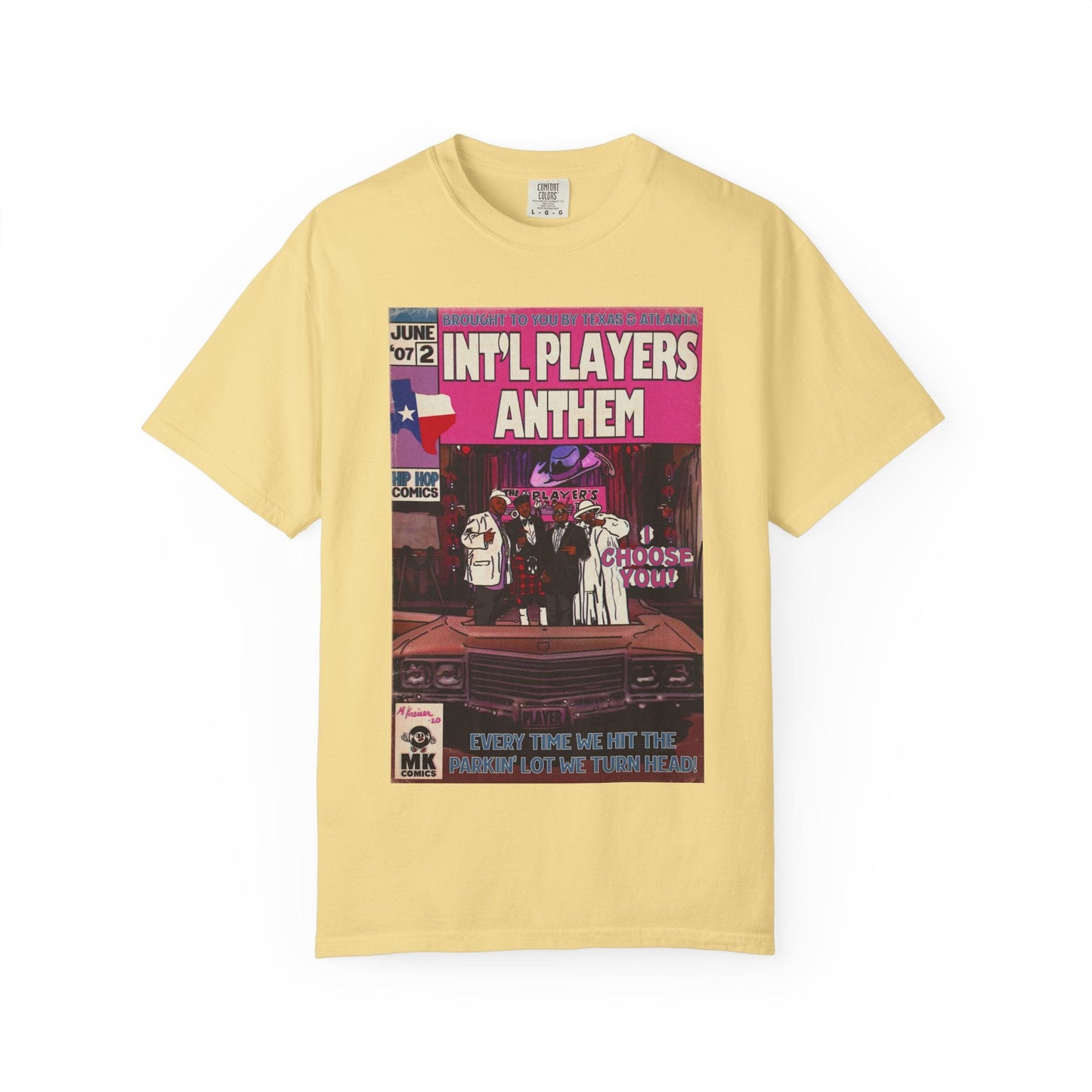 Int’l Players Anthem Unisex Comfort Colors T-shirt