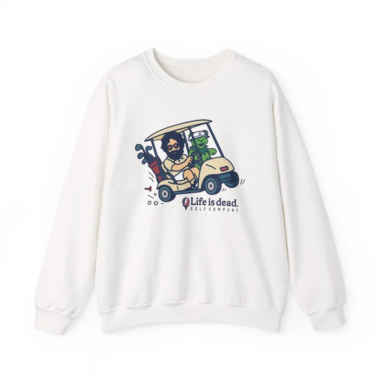 Life is dead. Crewneck Sweatshirt Unisex Heavy Blend Crewneck Sweatshirt Gildan