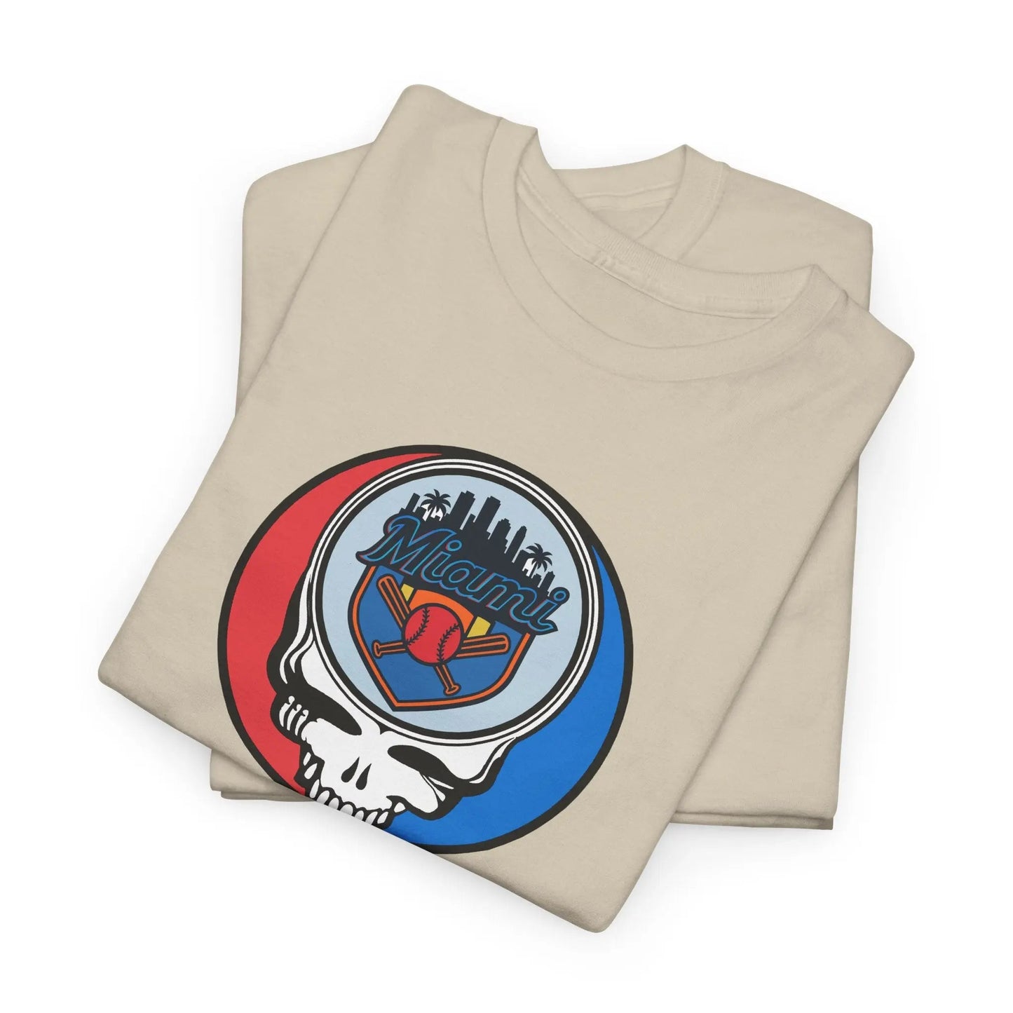 Miami Marlins Steal Your Face Classic Stealie T Shirt MLB