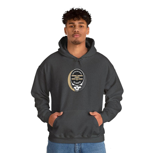 New Orleans Saints Grateful Dead Hooded Sweatshirt The Gridiron Collection