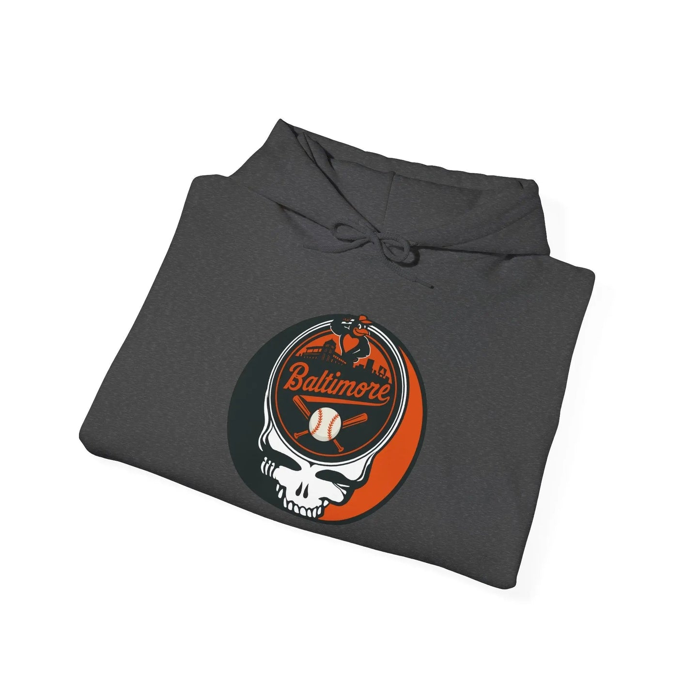 Baltimore Baseball Edition Heavy Blend Hoodie Unisex Grateful Dead