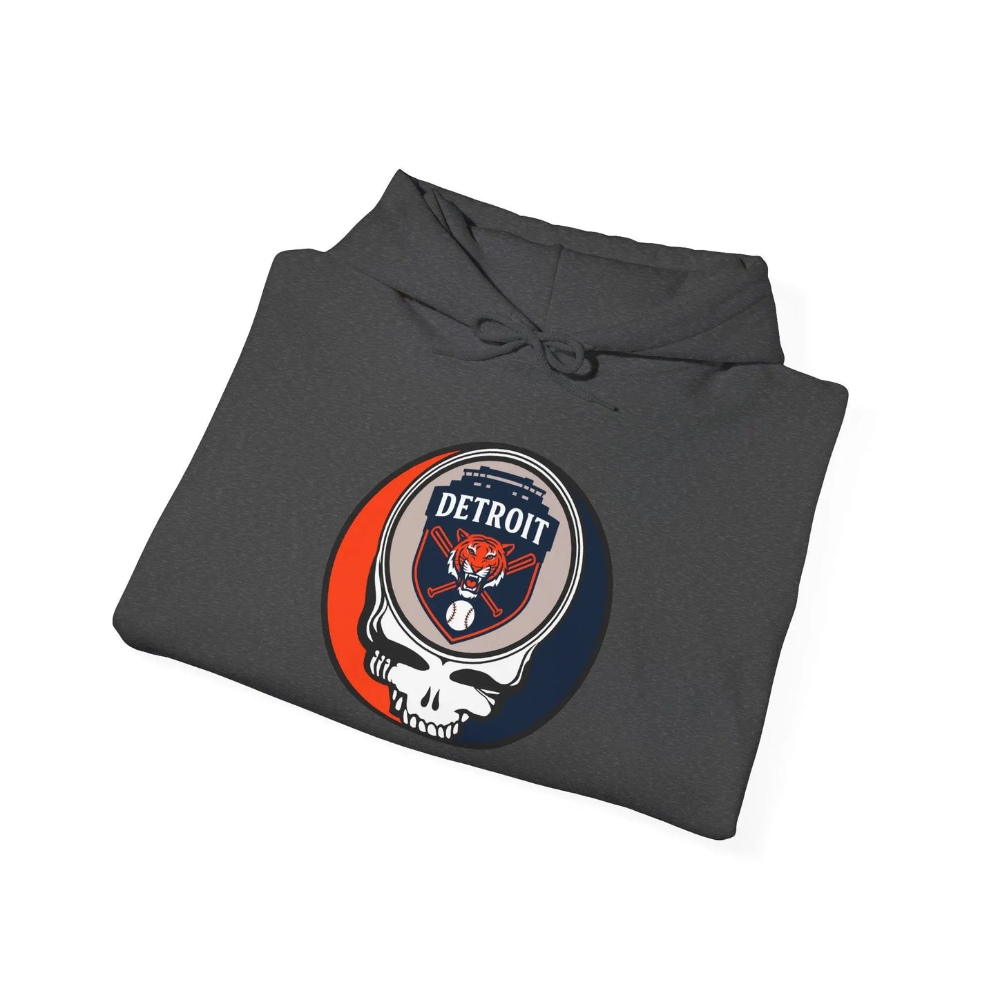 Detroit Baseball Edition Grateful Dead Unisex Heavy Blend Hoodie The Ballpark Collection
