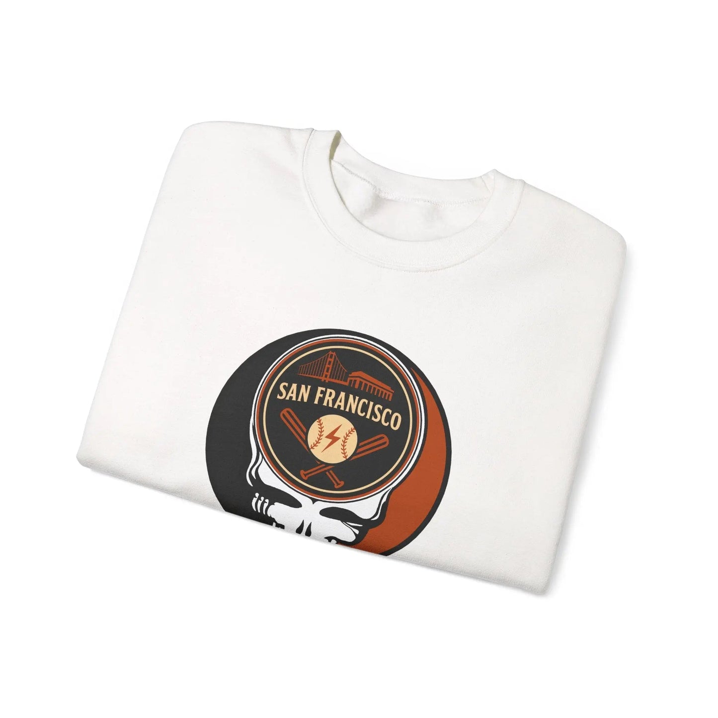San Francisco Baseball Edition Grateful Dead Stealie Crewneck Sweatshirt MLB