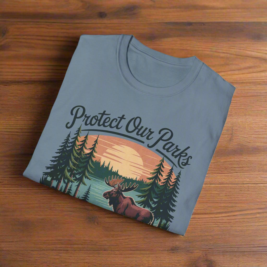 Protect Our Parks Isle Royale National Park Unisex Fit Soft T-Shirt