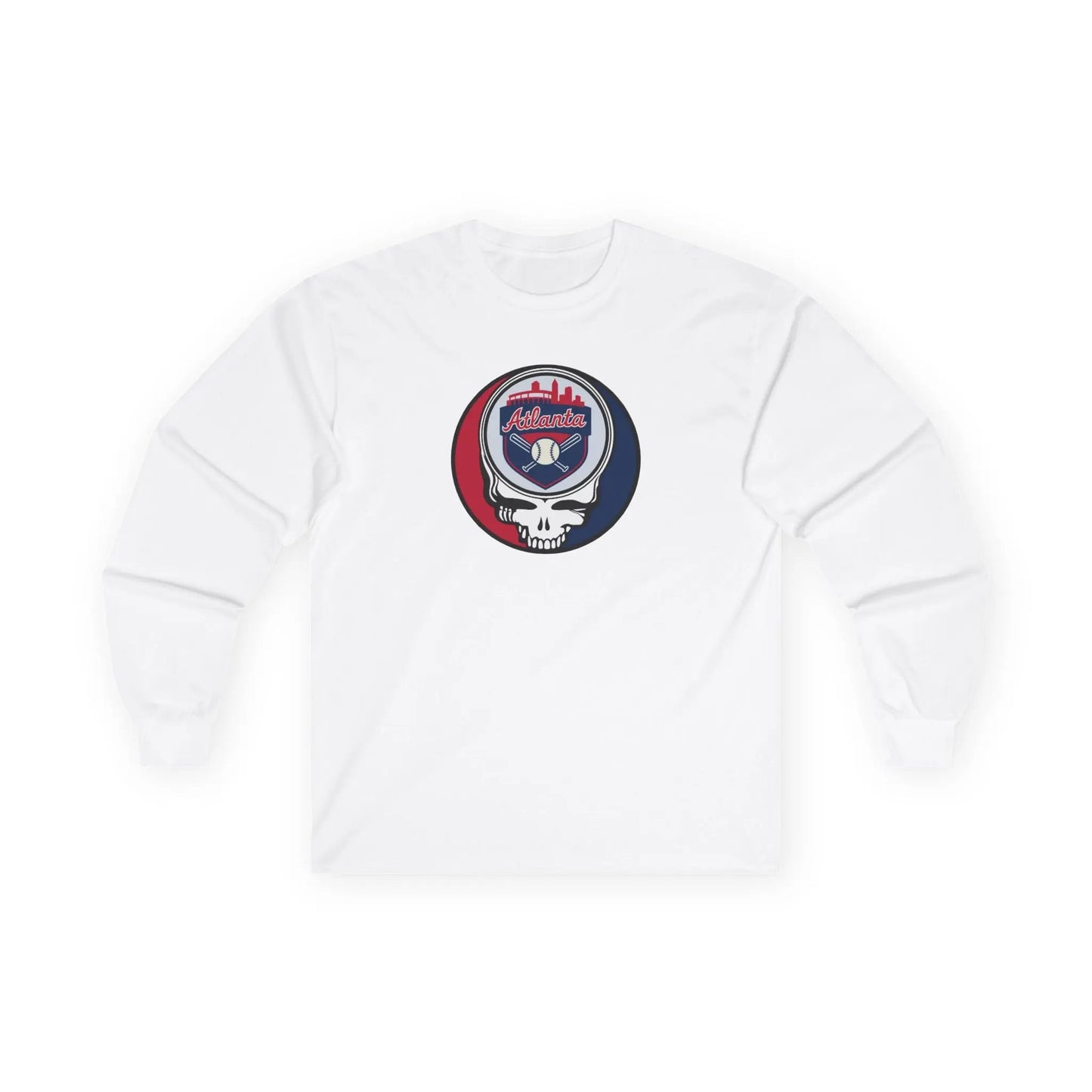Atlanta Baseball Edition Classic Stealie Long Sleeve Tee Ultra-Cotton MLB