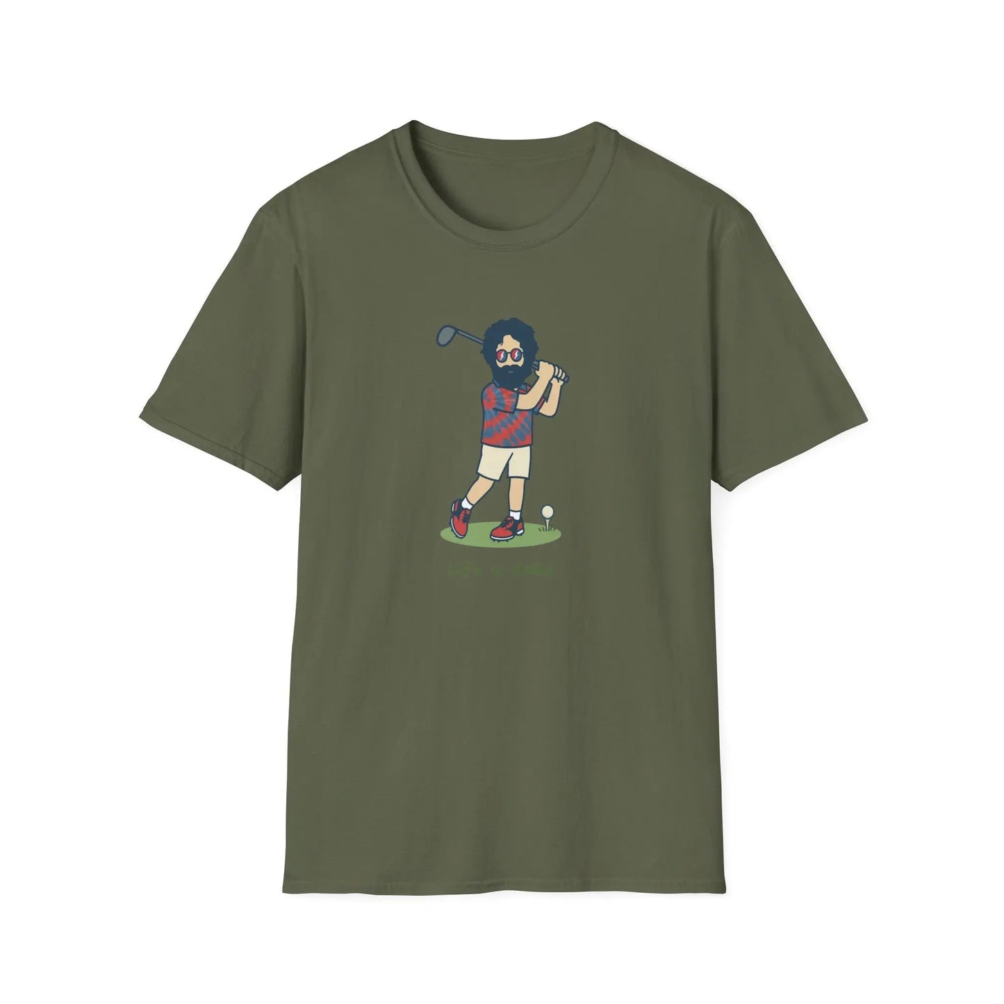 Life is Dead Golfing Jerry T-Shirt Grateful Dead