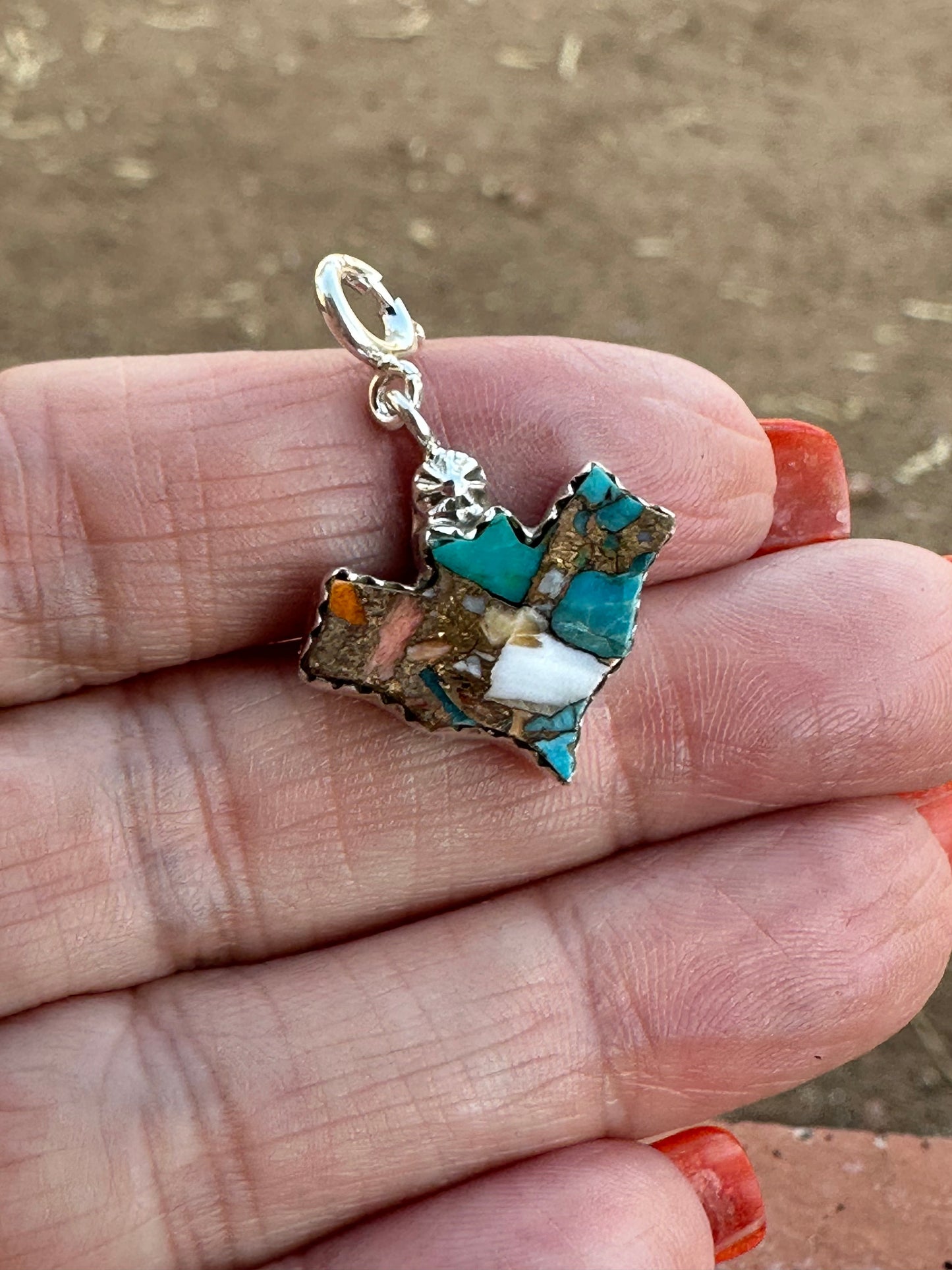 Sterling Silver Spice Bat Charm Halloween Collection Nizhoni Traders LLC