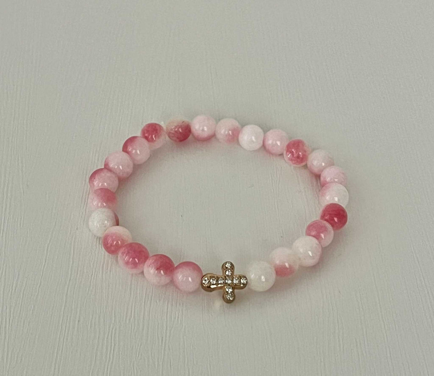 Faith-Inspired Cross Bead Bracelet Collection Jewelry