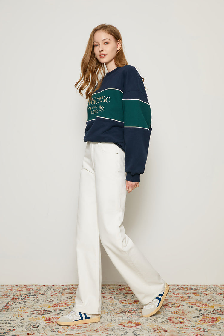 Whitefish High Rise Wide Jeans Mid-weight Denim Coney Island