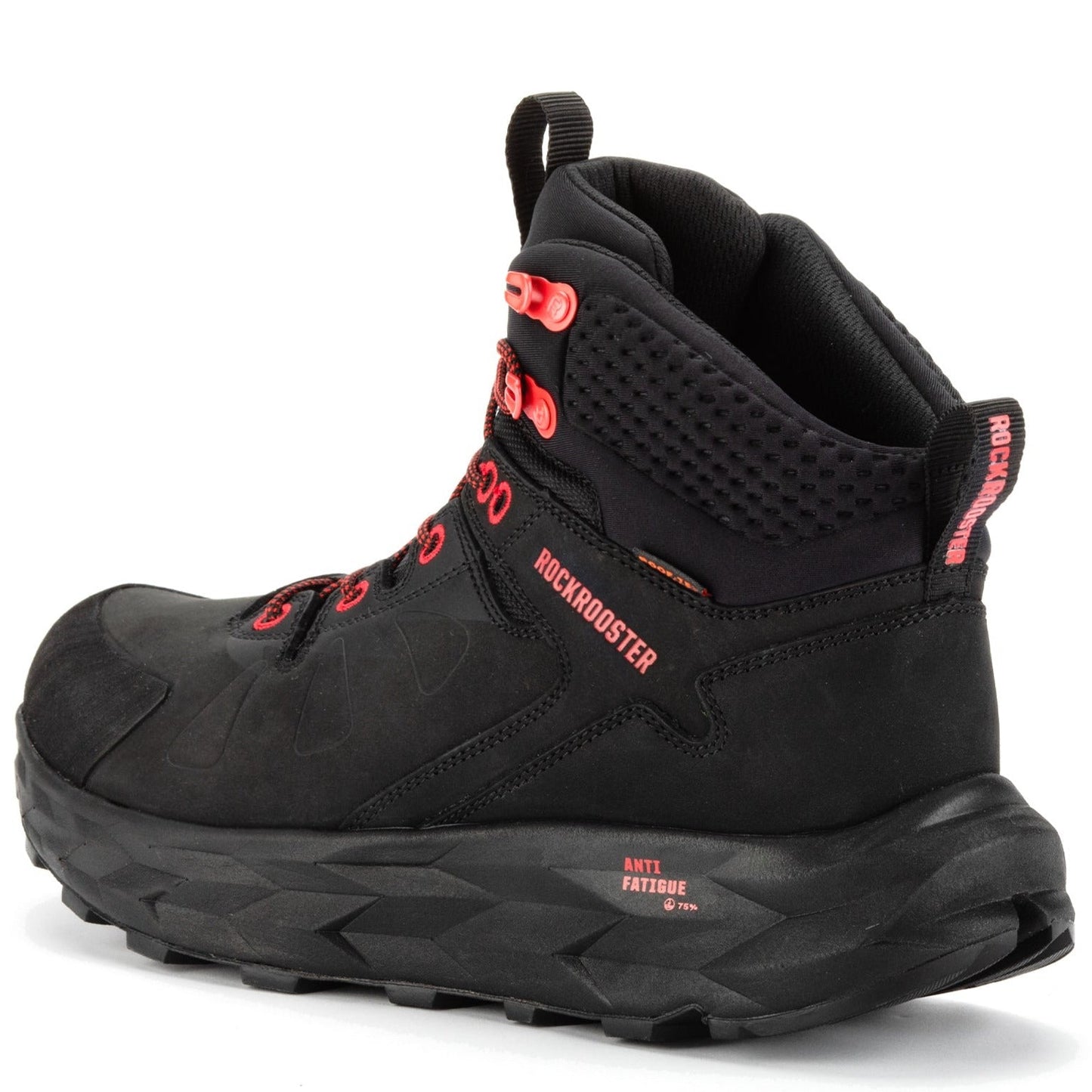 Waterproof 6 Inch Hiking Boots Farmington Black ROCKROOSTER