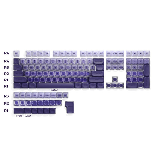 XVX Foundation Series HOA Profile Translucent PBT+PC 132-Key Keycap Set