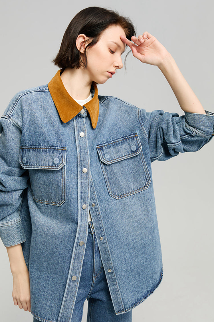 California Sunset Mid-weight Denim Shirt HJ902