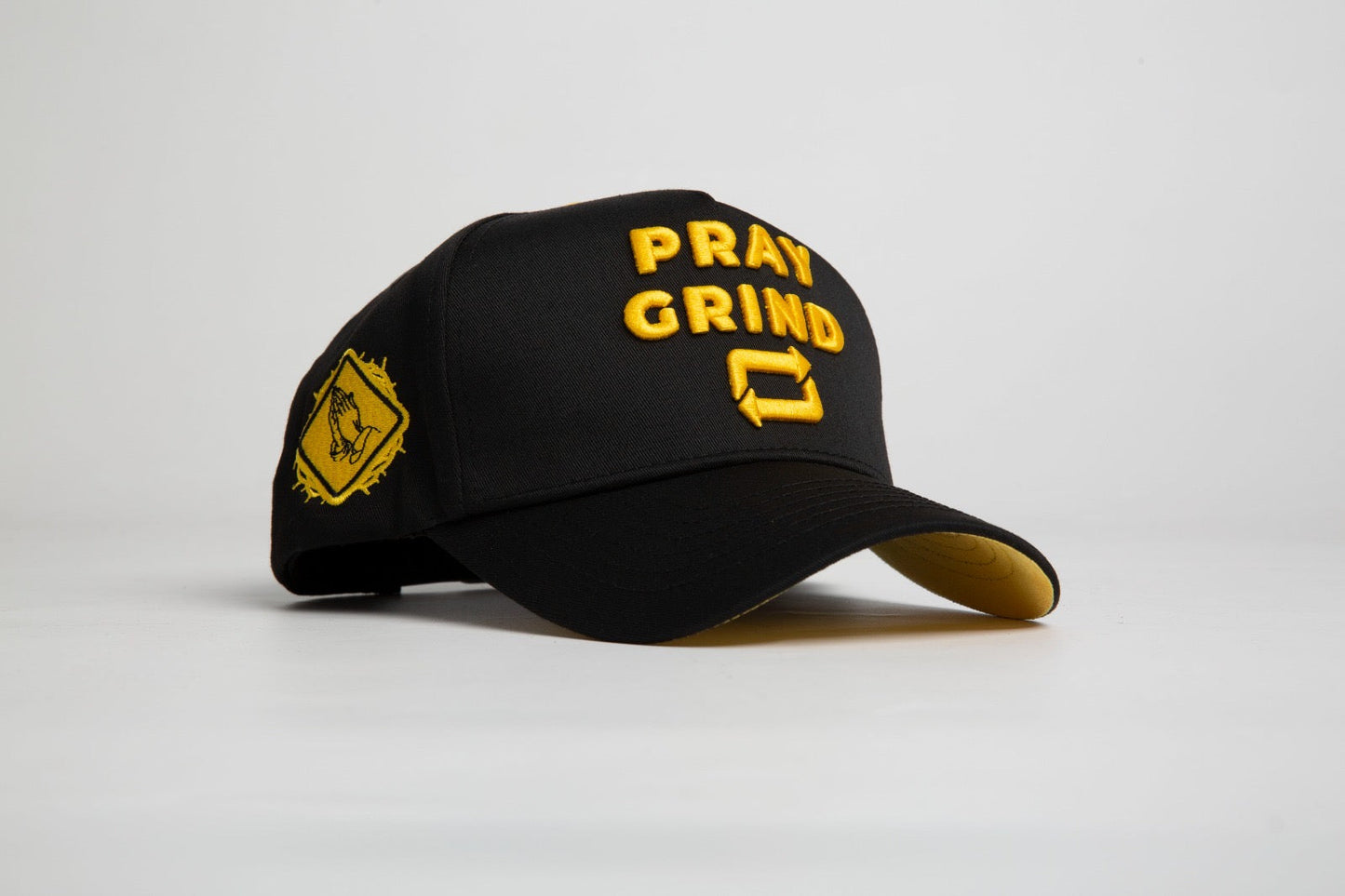 Pray Grind Repeat Signature Series WU-YLW Mid Profile Snap-Back Cap