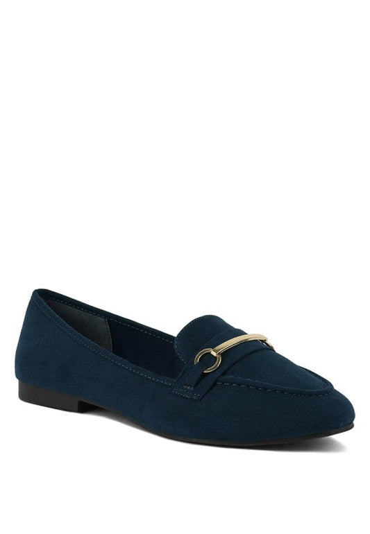 Formal Almond Closed Toe Bit Loafers Masha