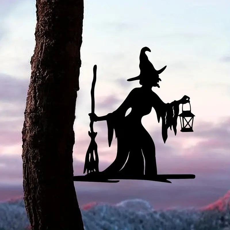 Halloween Witch Iron Floor Outlet Decoration Outdoor Party Supplies