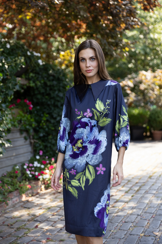 Cotton Floral Print Dress