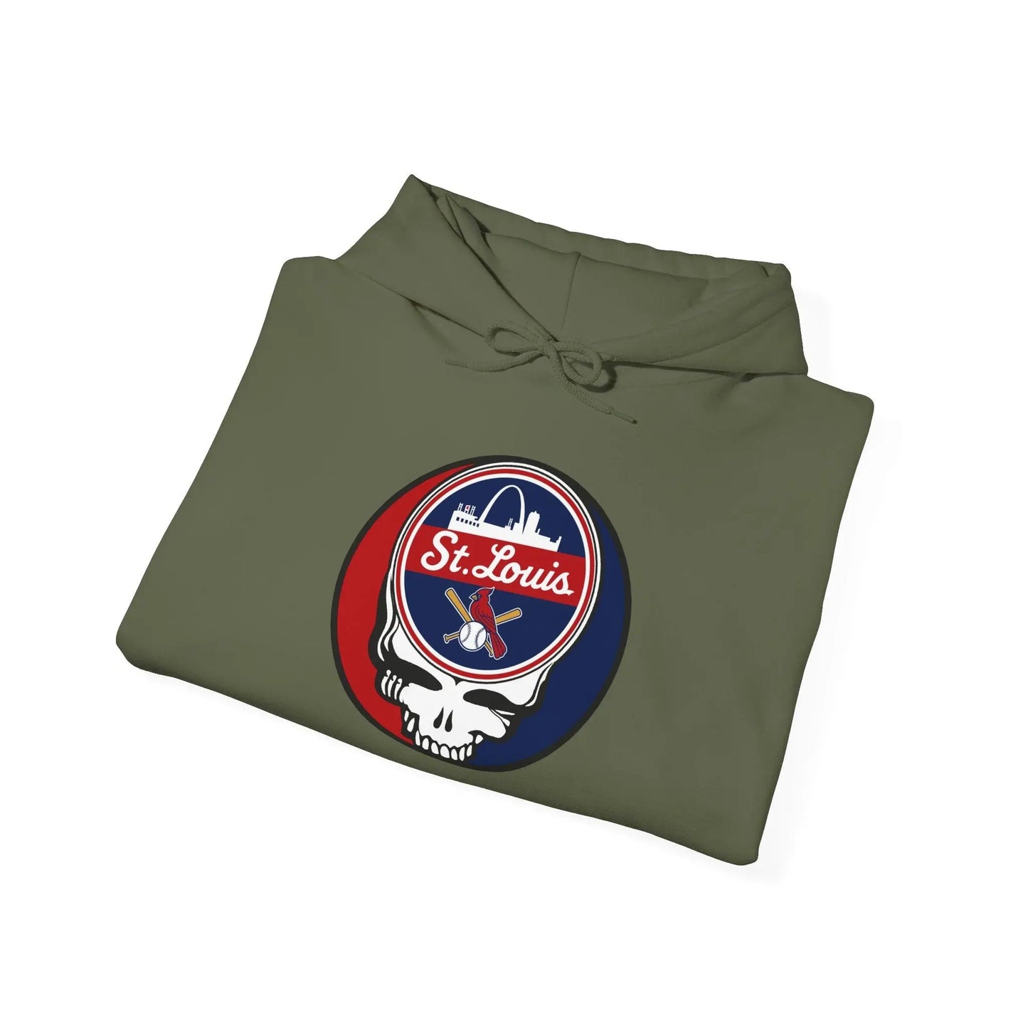 St. Louis Baseball Edition Grateful Dead Unisex Heavy Blend Hoodie MLB