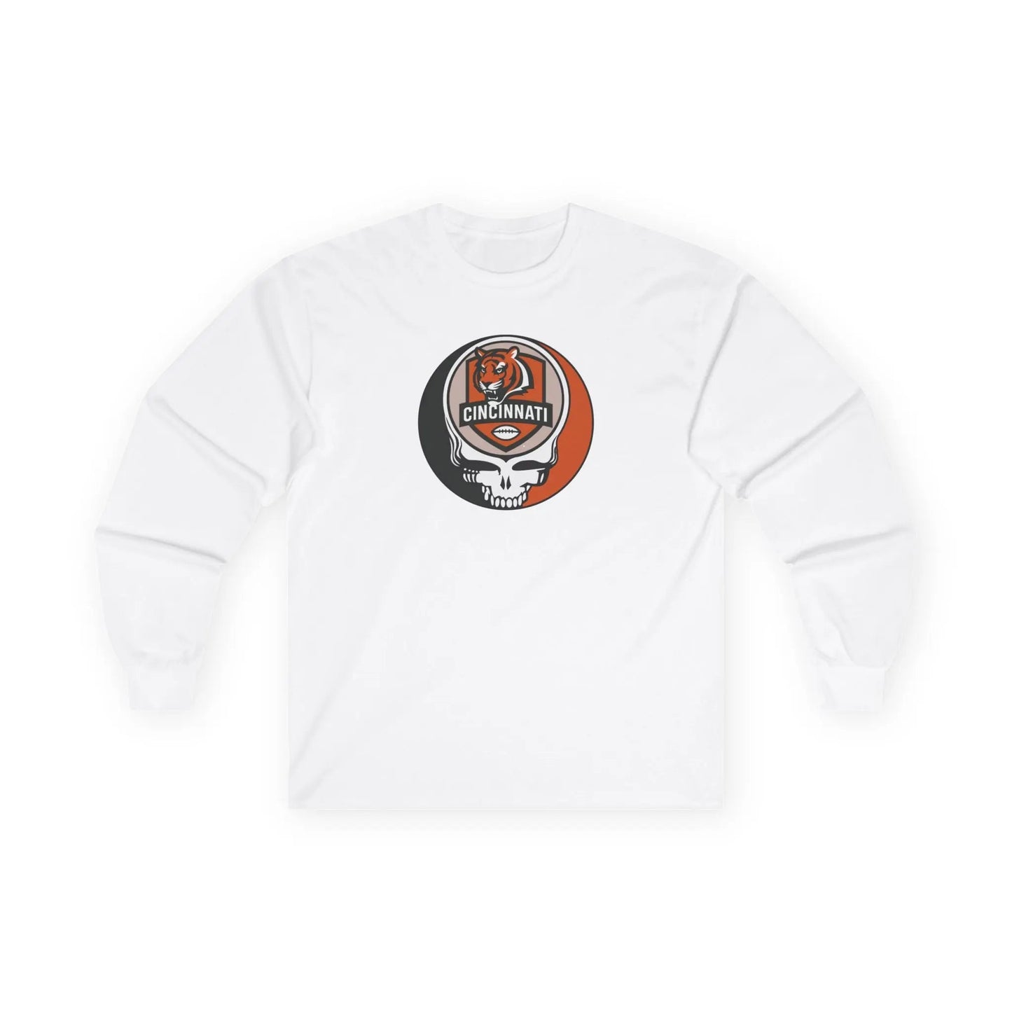 Grateful Dead Ultra Cotton Long Sleeve Tee Cincinnati Bengals The Gridiron Collection