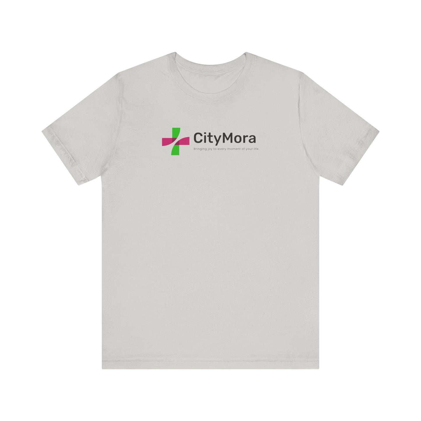 Casual Unisex Tee - 'CityMora' Motivational Short Sleeve Shirt
