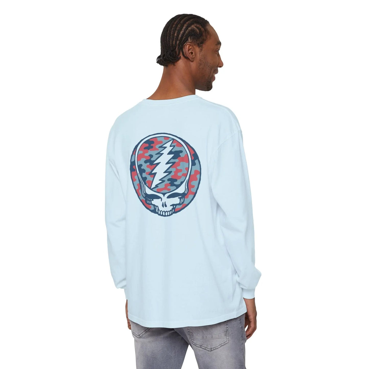 Camo Stealie Garment-Dyed Long Sleeve T-Shirt Vineyard Collection