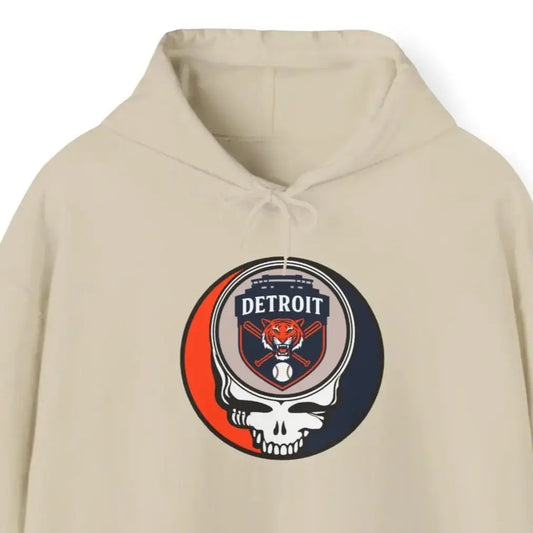 Detroit Baseball Edition Grateful Dead Unisex Heavy Blend Hoodie The Ballpark Collection