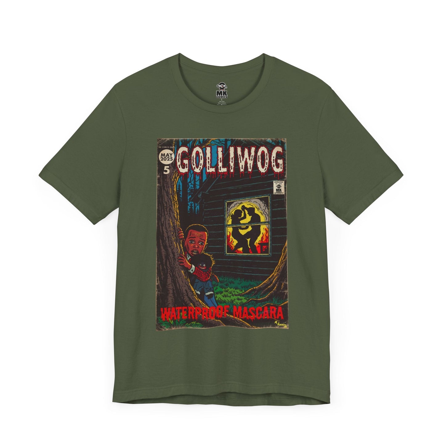 Waterproof Mascara Unisex Jersey Short Sleeve Tee Golliwog