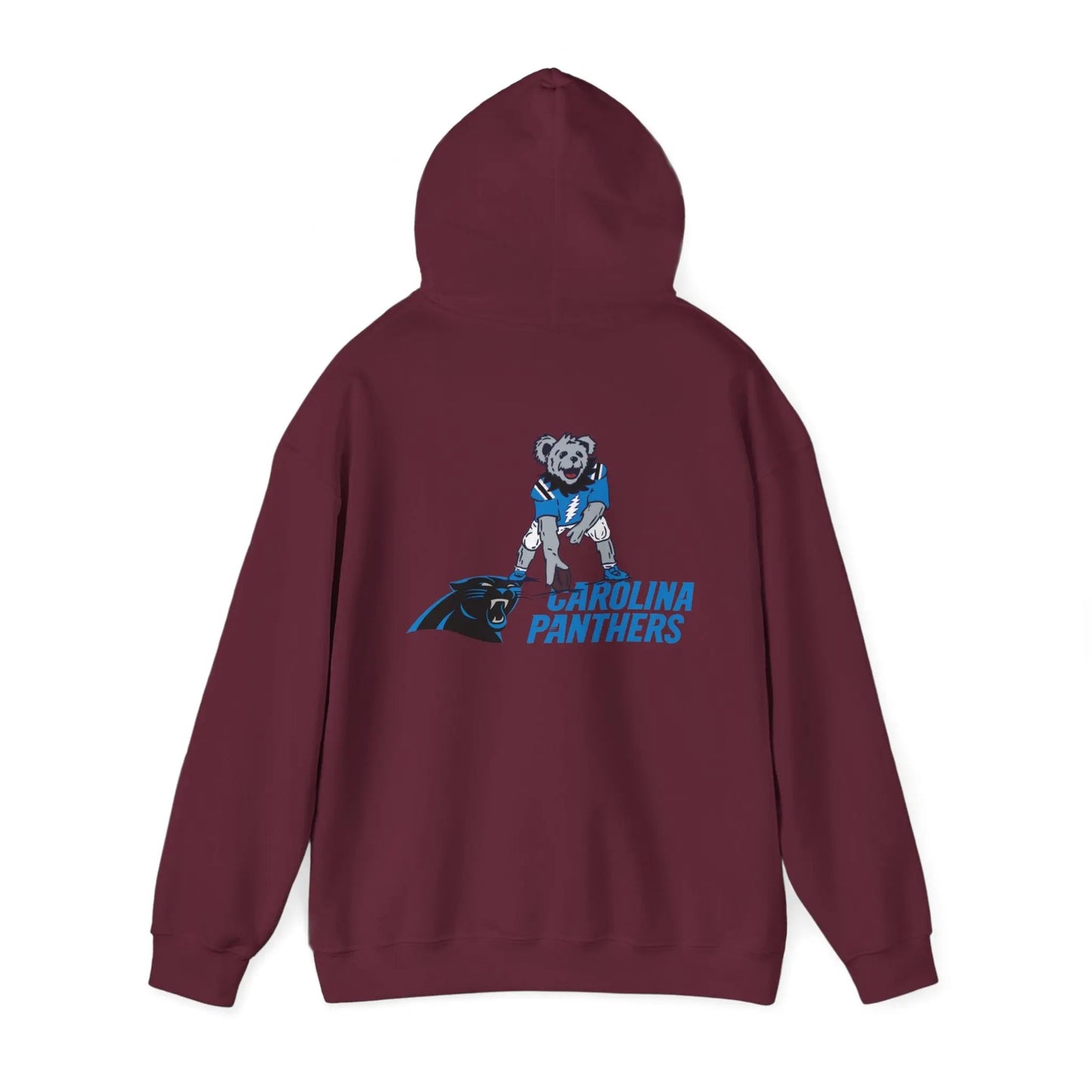 Carolina Panthers Dancing Bear Unisex Two-Sided Hoodie The Gridiron Collection