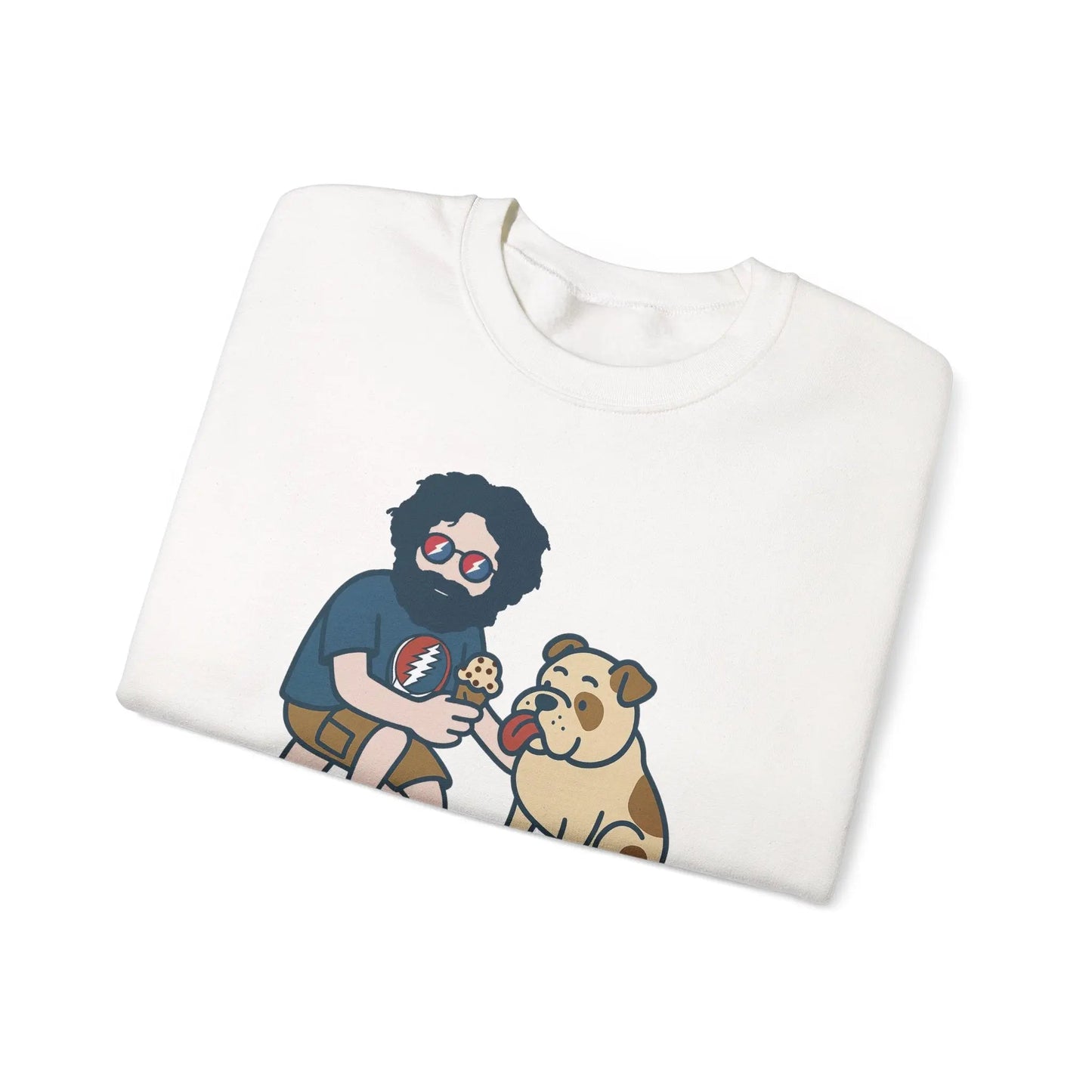Crewneck Sweatshirt Heavy Blend Jerry and Frank Are Sharin' Life is dead.