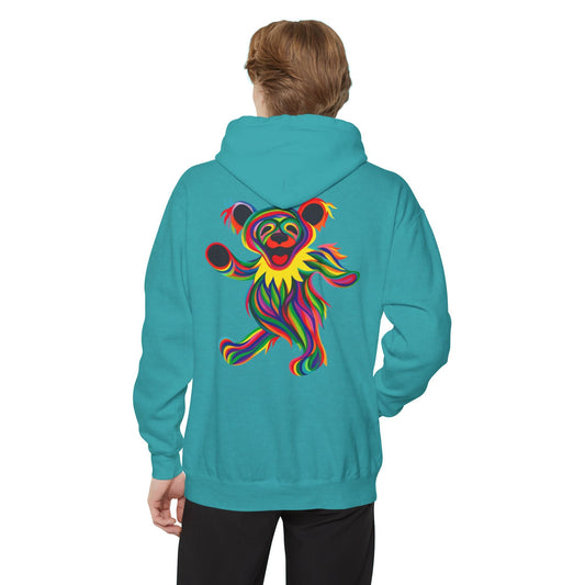 Tie-Dye Two-Sided Unisex Garment-Dyed Hoodie Bear Vineyard Collection