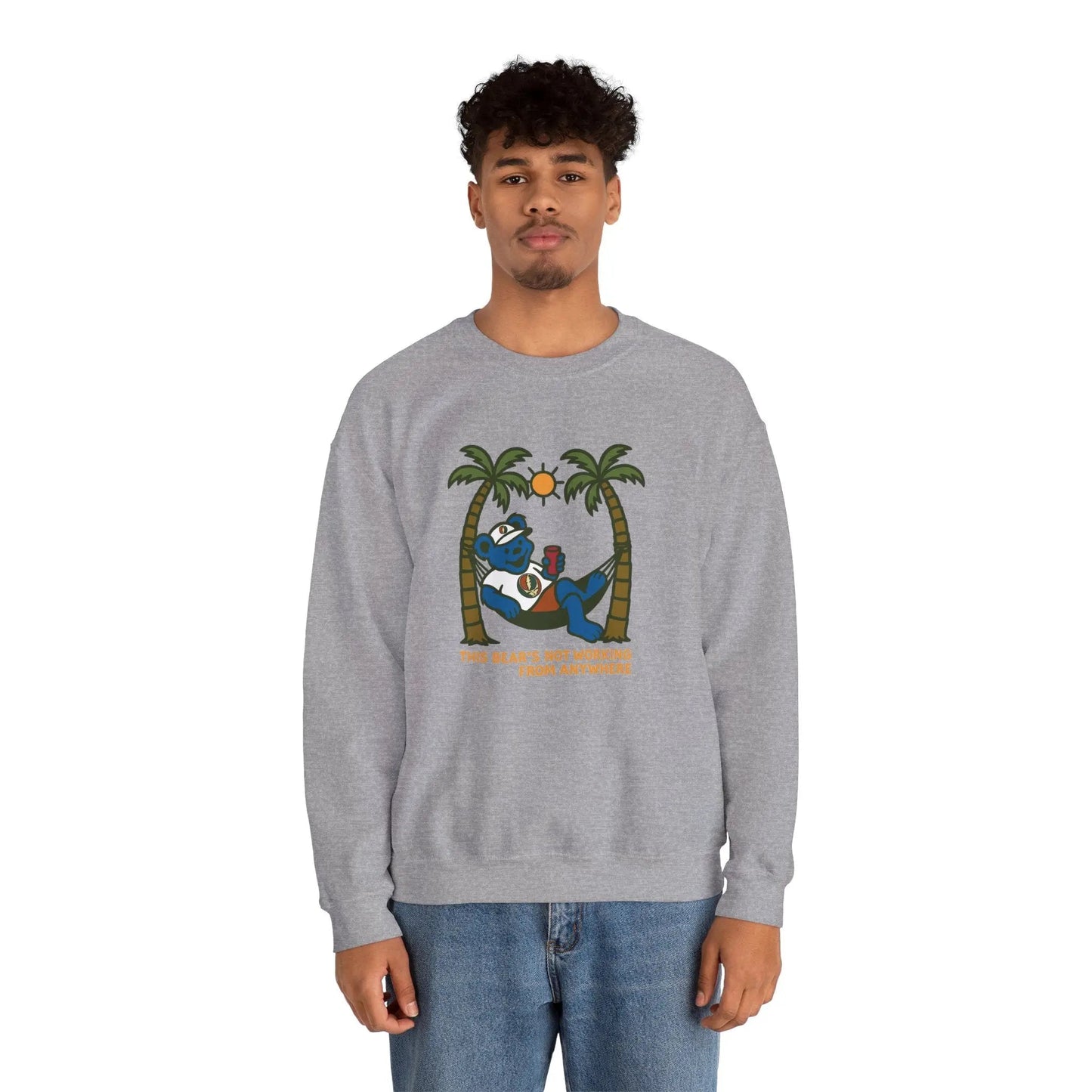 Crewneck Sweatshirt Heavy Blend Unisex Life is dead
