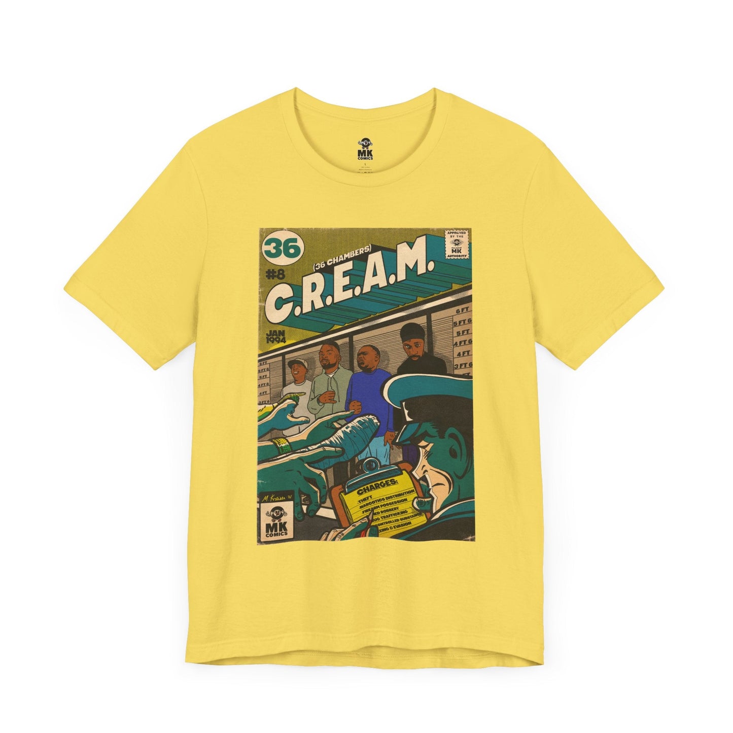 Unisex Jersey Short Sleeve Tee C.R.E.A.M