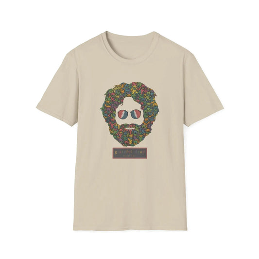 Jerry Garcia Dancing Bears Face Soft TShirt Vineyard Collection Grateful Dead