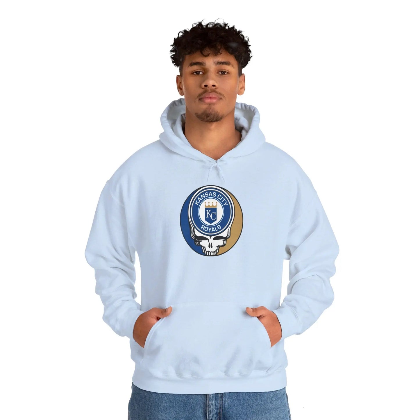 Kansas City Baseball Edition Heavy Blend Hoodie Unisex The Ballpark Collection Grateful Dead