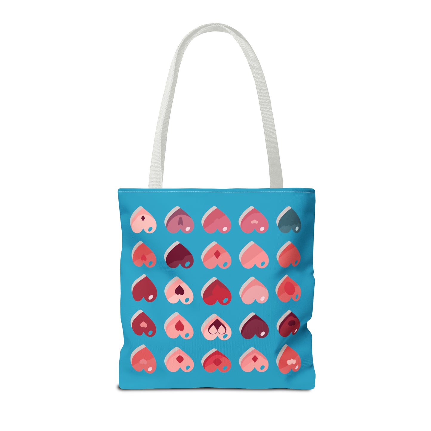 Valentine's Turquoise Tote Bag (AOP)