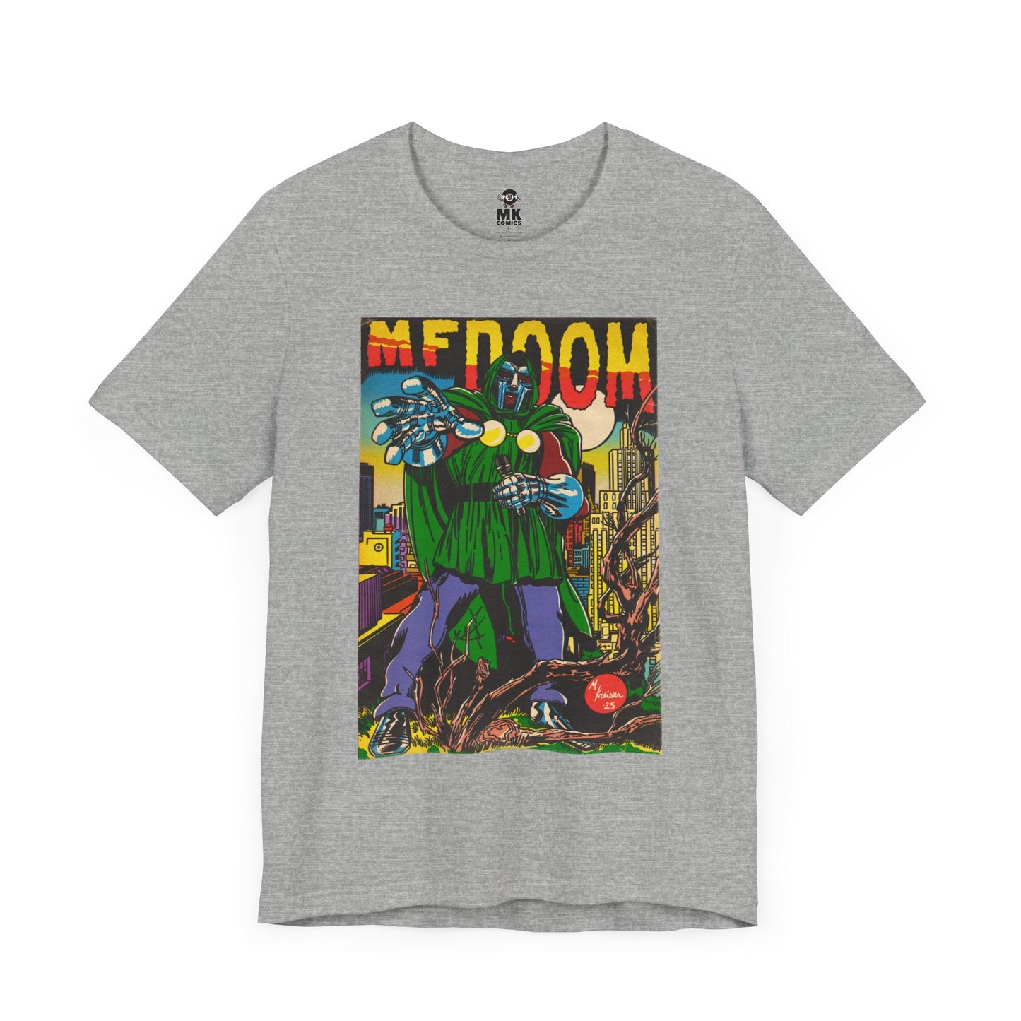 DOOM Comic Book Art Unisex Jersey T-Shirt