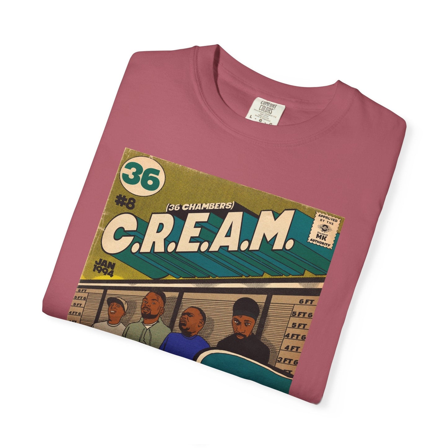 C.R.E.A.M Unisex Comfort Colors T-shirt Ring-Spun Cotton