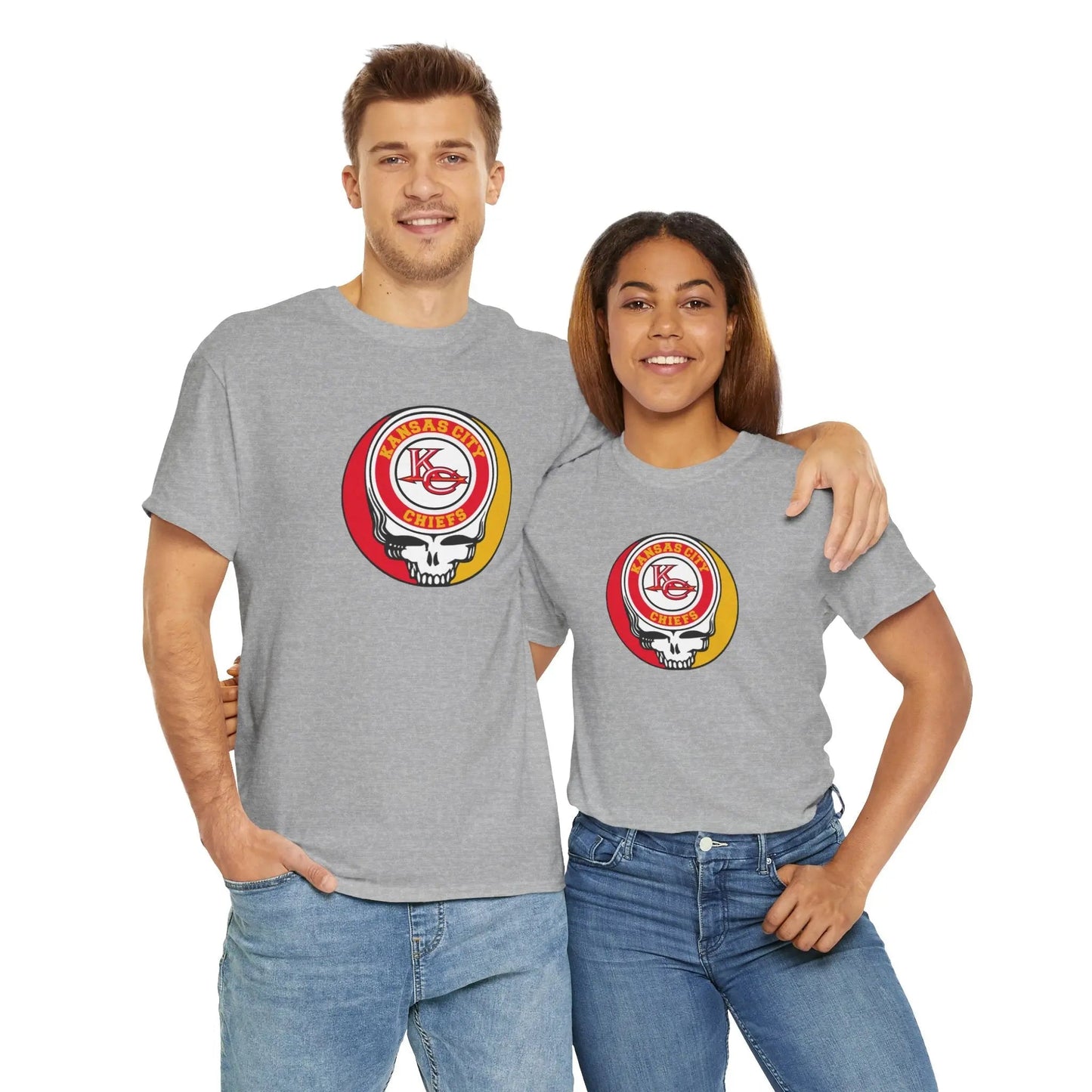Kansas City Chiefs Steal Your Face T-Shirt Grateful Dead NFL