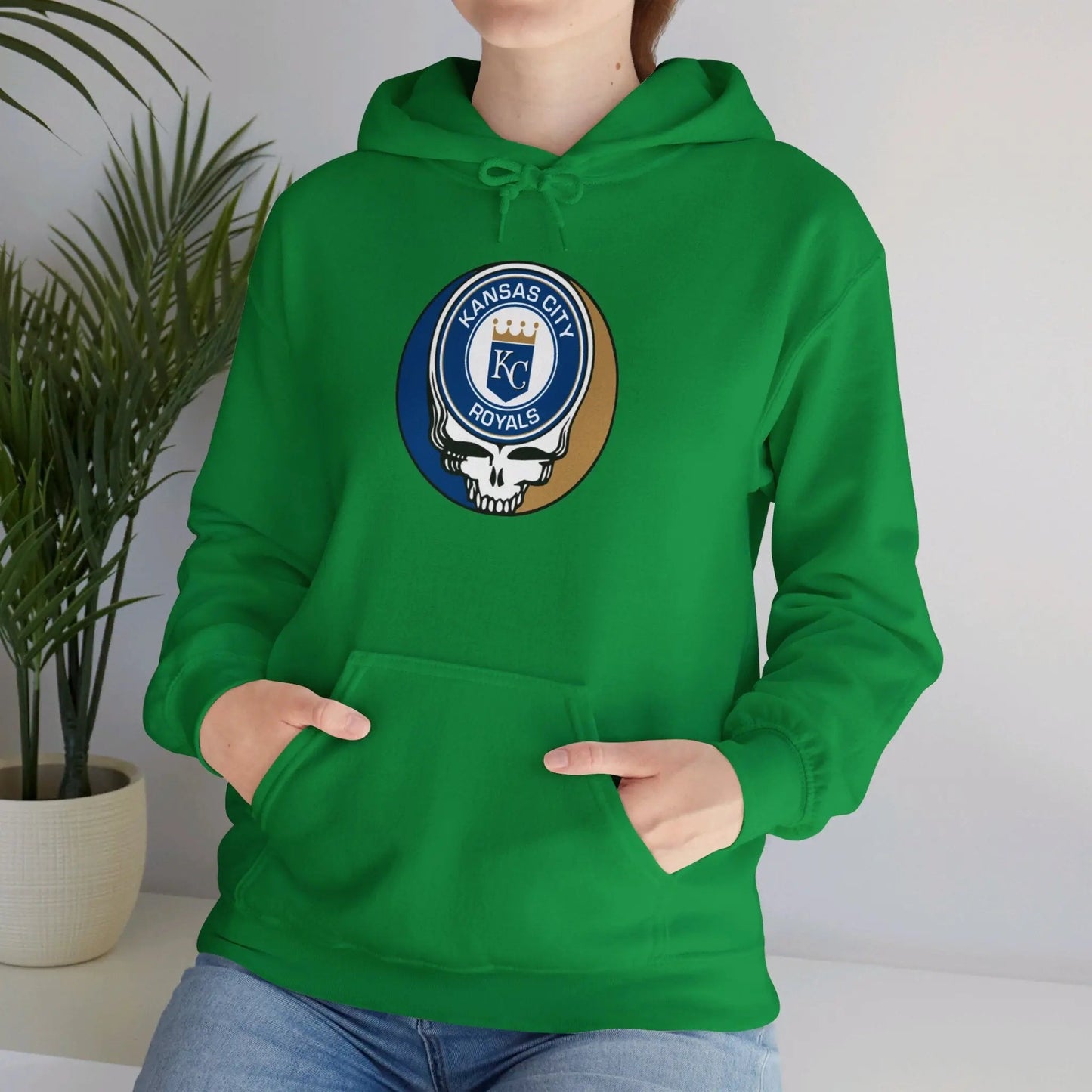 Kansas City Baseball Edition Heavy Blend Hoodie Unisex The Ballpark Collection Grateful Dead