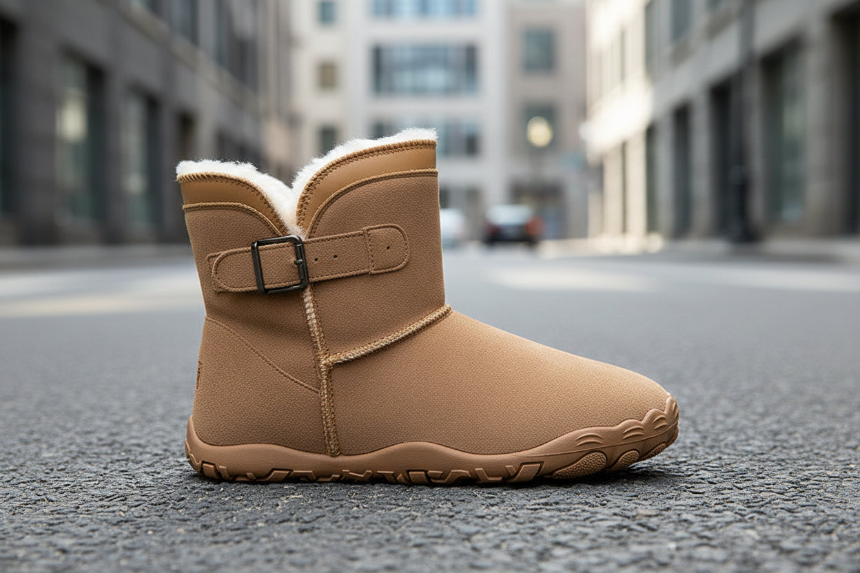 Warm Fleece-Lined Anti-Slip Snow Boots Unisex Winter Boots