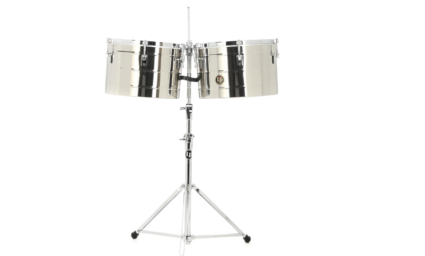 Latin Percussion Tito Puente 15-inch and 16-inch Thunder Timbs - Stainless Steel -NEW