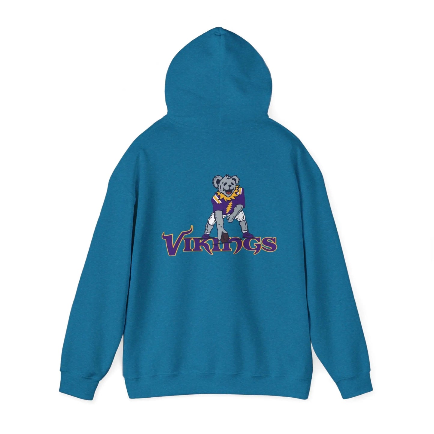 Minnesota Vikings Dancing Bear Two-Sided Unisex Hoodie The Gridiron Collection