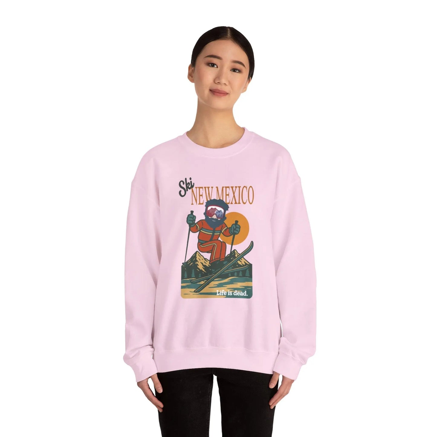 Ski New Mexico Retro Crewneck Sweatshirt