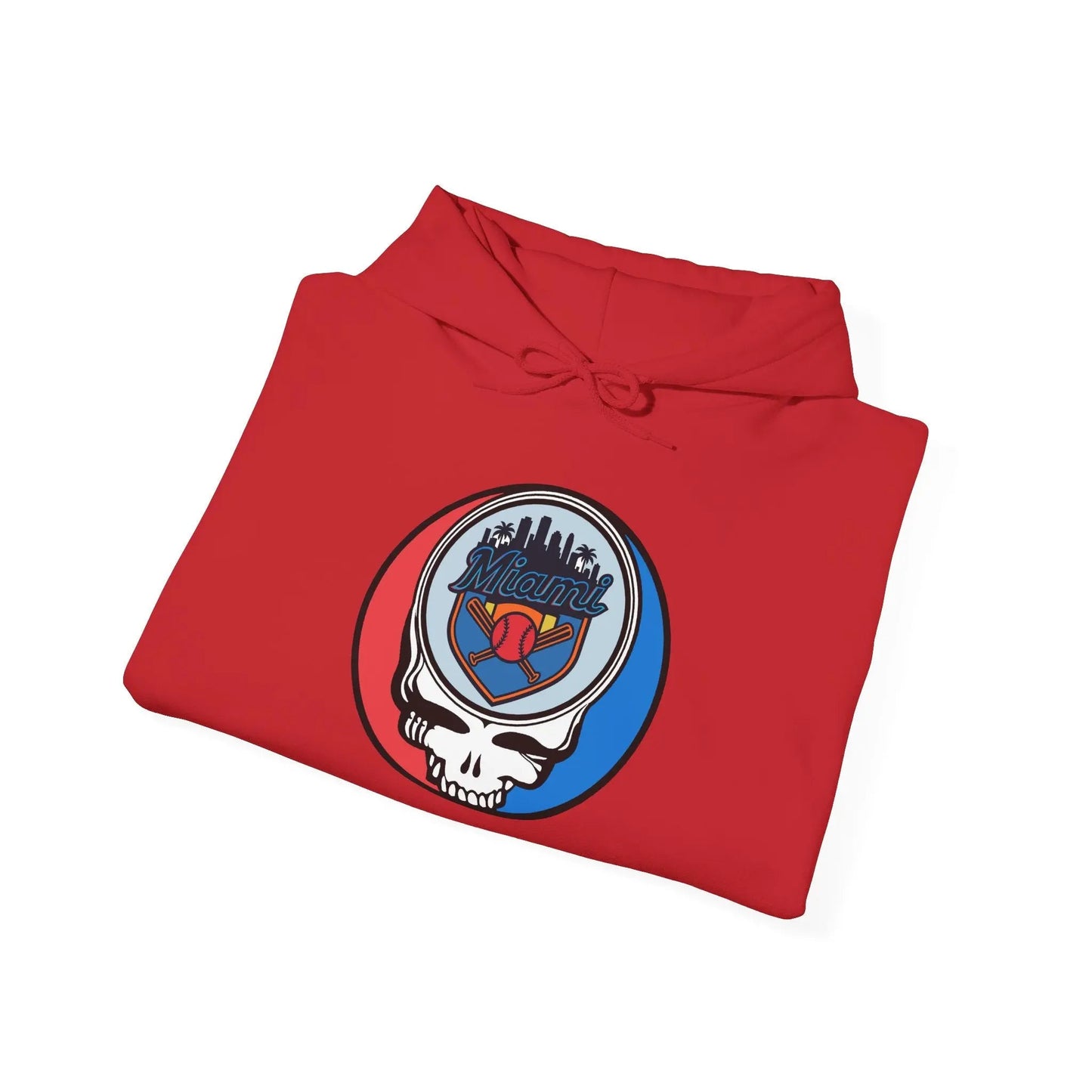 Miami Marlins Grateful Dead Unisex Heavy Blend Hoodie The Ballpark Collection
