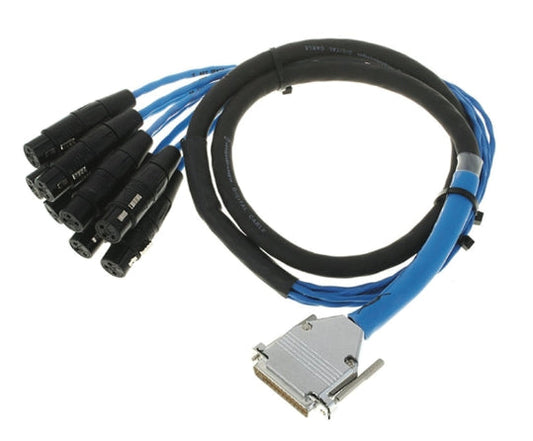 Avid 4 Foot DB25 to XLR Female DigiSnake Cable