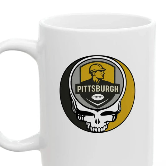Gridiron Collection Stealie Ceramic Coffee Mug Pittsburgh Steelers