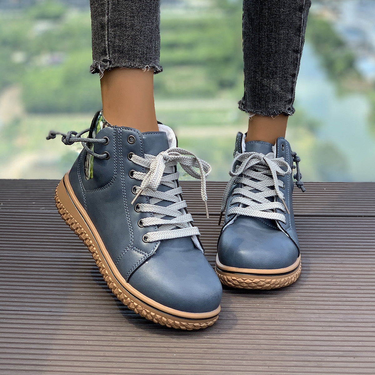 Flat Heel Martin Boots Women’s Flat Heel Martin Boots FitiqueFit