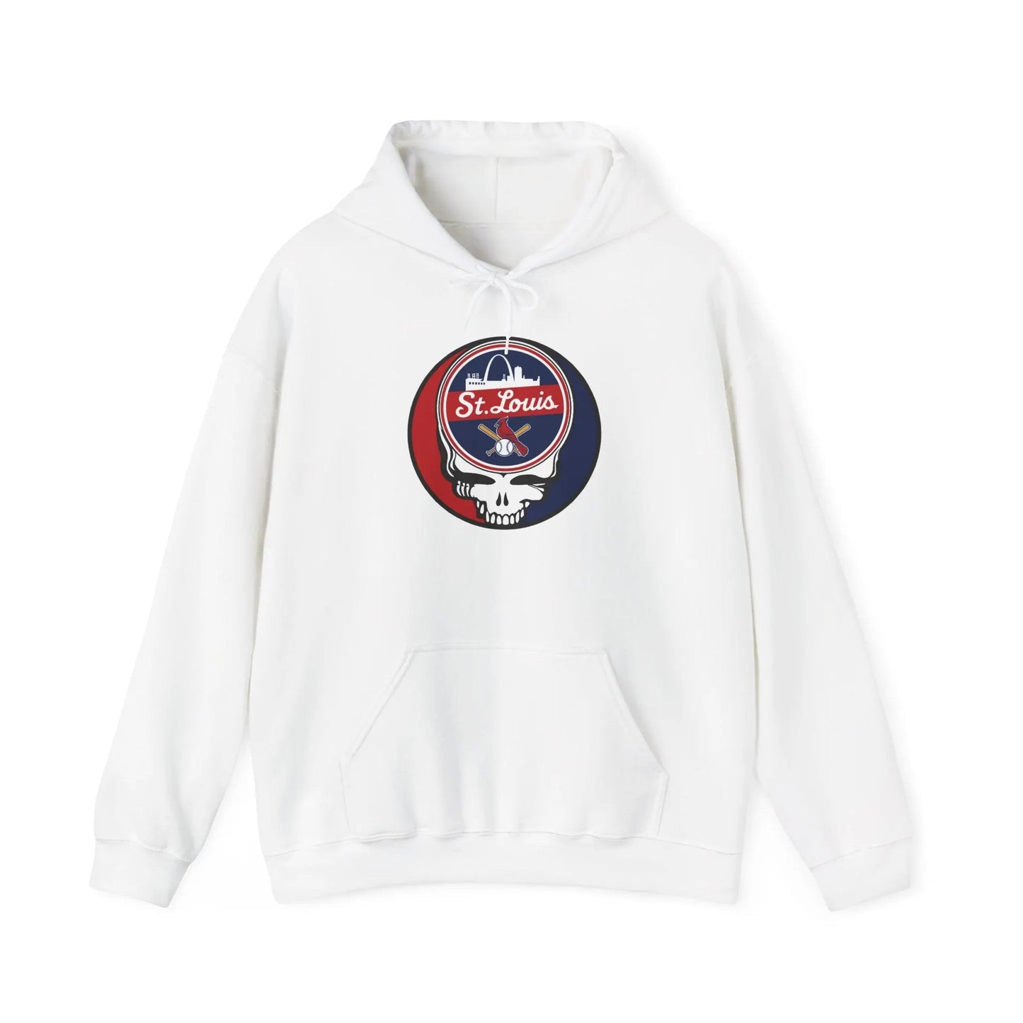 St. Louis Baseball Edition Grateful Dead Unisex Heavy Blend Hoodie MLB