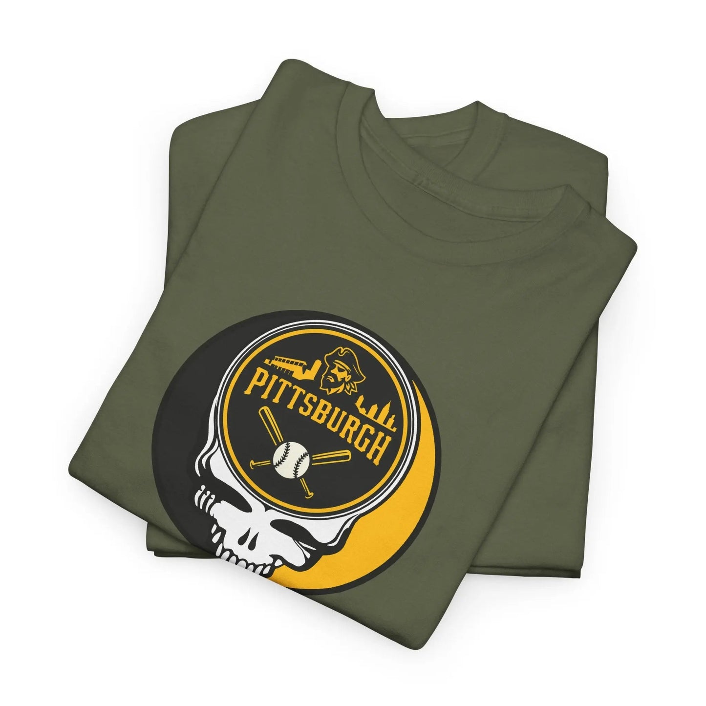 Grateful Dead Steal Your Face T-Shirt Pittsburgh Edition The Ballpark Collection