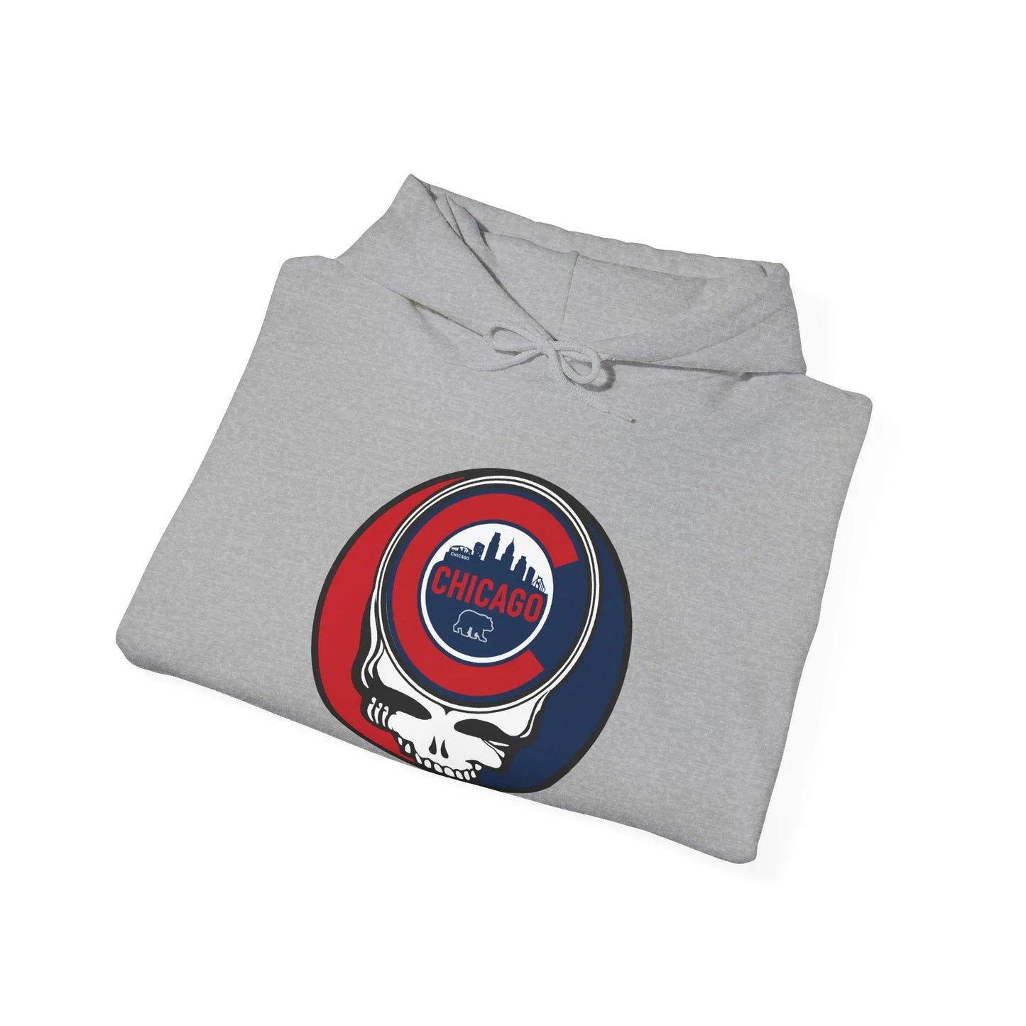 Grateful Dead Unisex Heavy Blend Hoodie The Ballpark Collection Chicago Baseball Edition